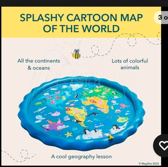 World map splash pad - Picture 2 of 4